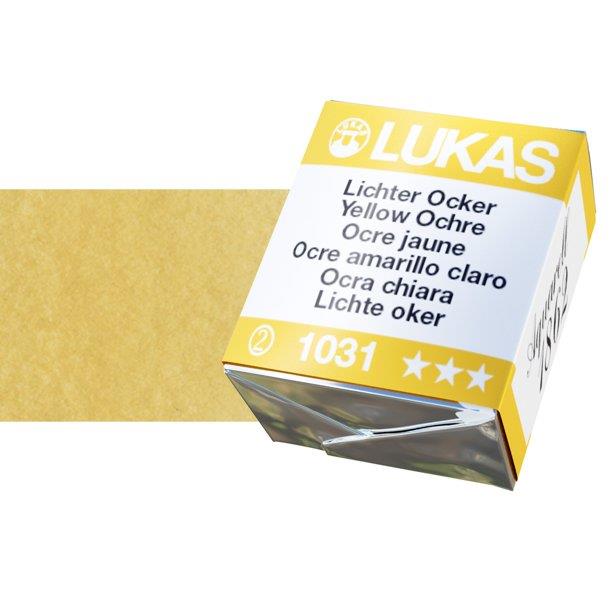 Lukas 1862 PRO akvarel boja u kockiYellow Ochre Light