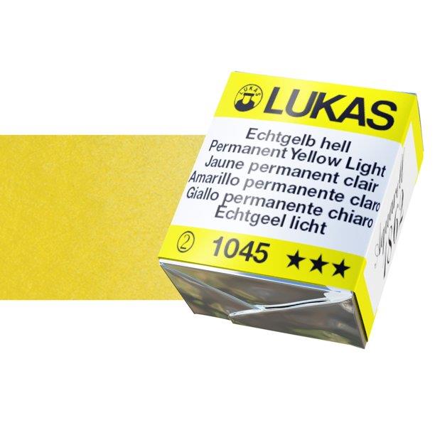 Lukas 1862 PRO akvarel boja u kockiPermanent Yellow Light