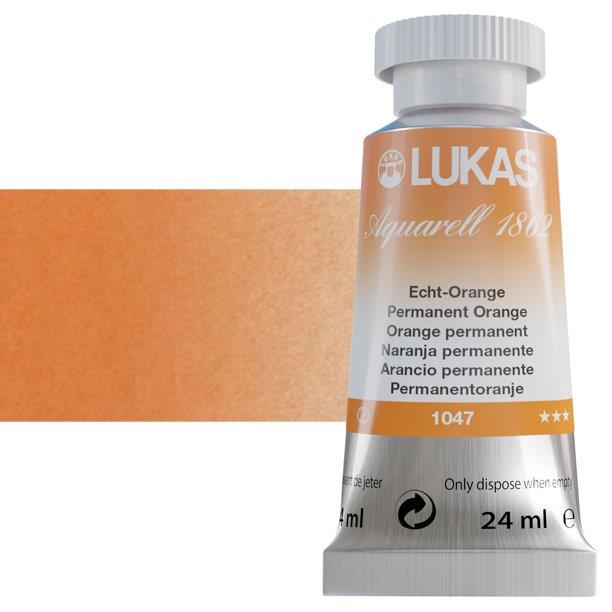 Lukas 1862 PRO akvarel boja 24 mlPermanent Orange