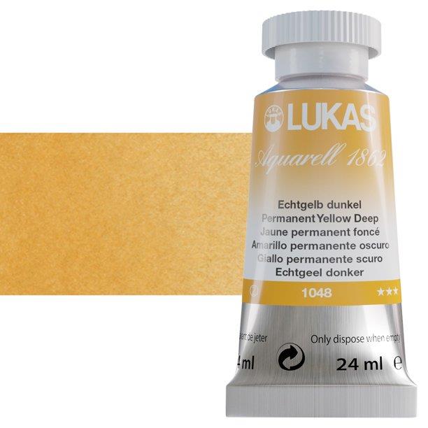Lukas 1862 PRO akvarel boja 24 mlPermanent Yellow Deep