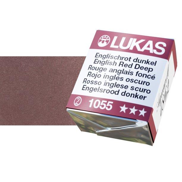 Lukas 1862 PRO akvarel boja u kockiEnglish Red Deep