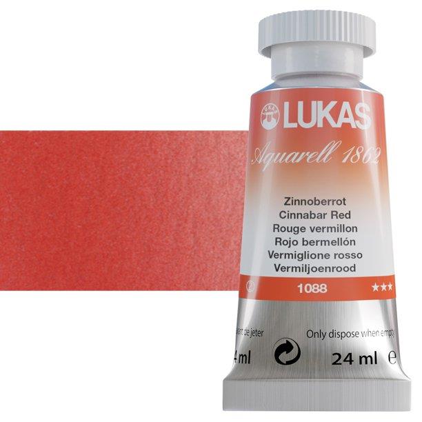 LUKAS AQUARELL 1862 CINNABAR RED24 ml