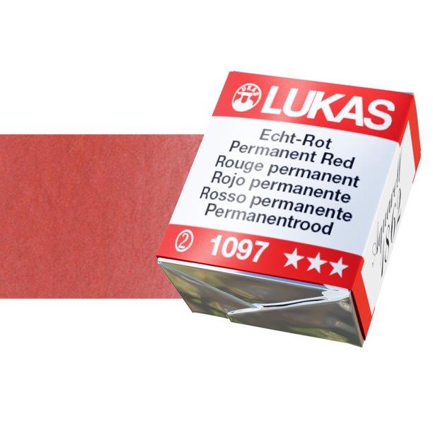 Lukas 1862 PRO akvarel boja u kockiPermanent Red