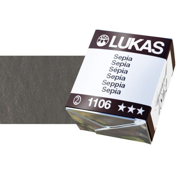 LUKAS AQUARELL 1862 SEPIA1/2 pan