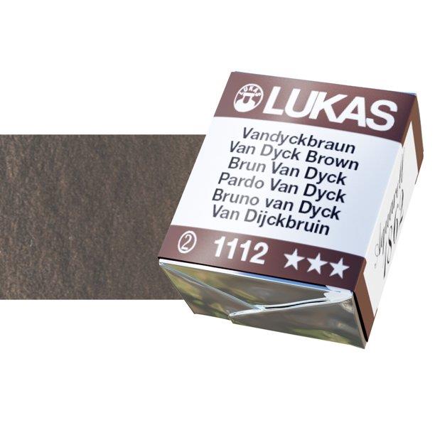 Lukas 1862 PRO akvarel boja u kockiVan Dyck Brown