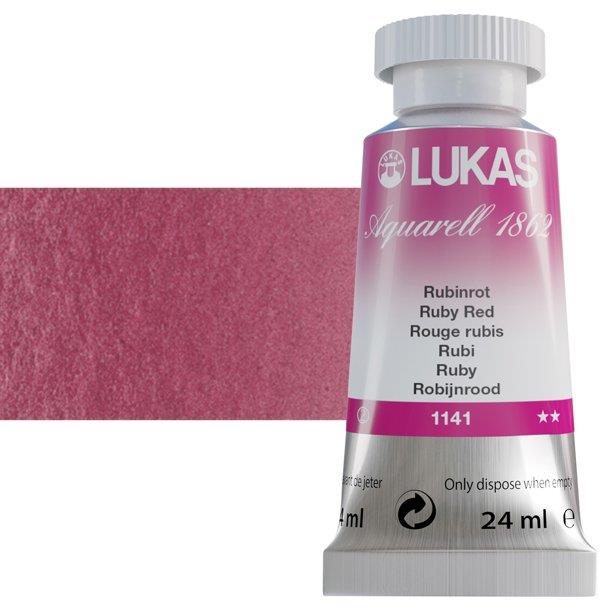 Lukas 1862 PRO akvarel boja 24 mlRuby Red