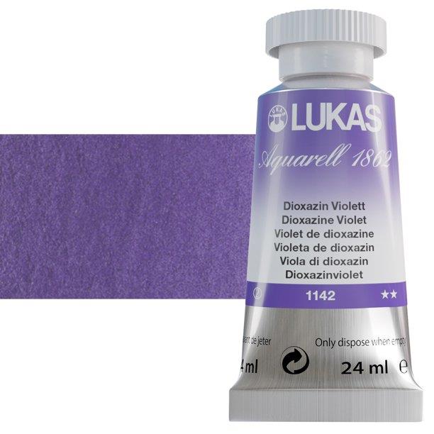 Lukas 1862 PRO akvarelna barva 24ml Dioxazine Violet