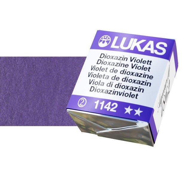 Lukas 1862 PRO akvarel boja u kockiDioxazine Violet
