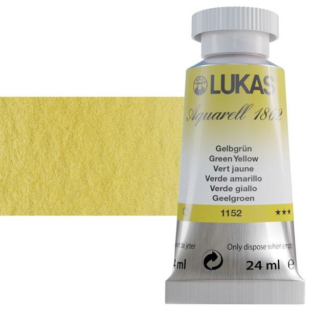 Lukas 1862 PRO akvarel boja 24 mlGreen Yellow