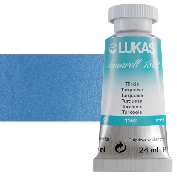 LUKAS AQUARELL 1862 TURQUOISE24 ml