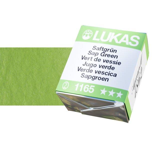 Lukas 1862 PRO akvarelna barva tabletka Sap Green