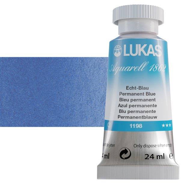 Lukas 1862 PRO akvarel boja 24 mlPermanent Blue