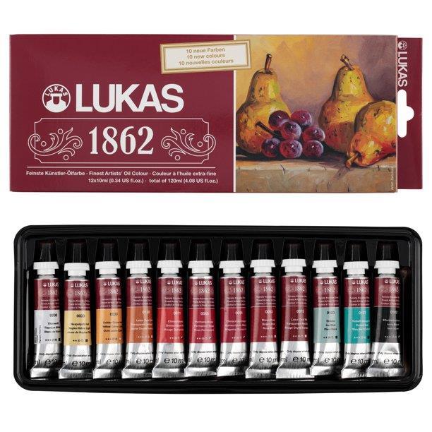 Lukas 1862 PRO uljne boje set 12x10 ml