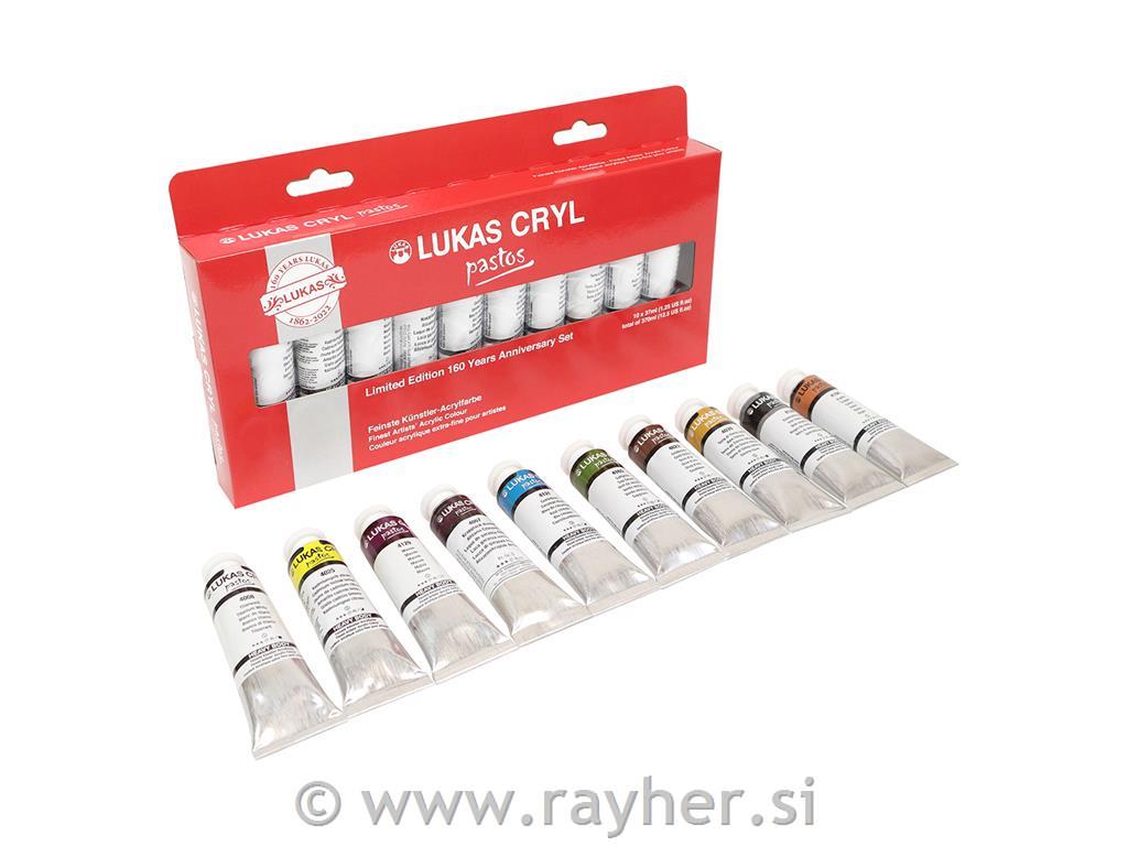 Lukas Cryl Pastos akr.boje set 10x37 ml