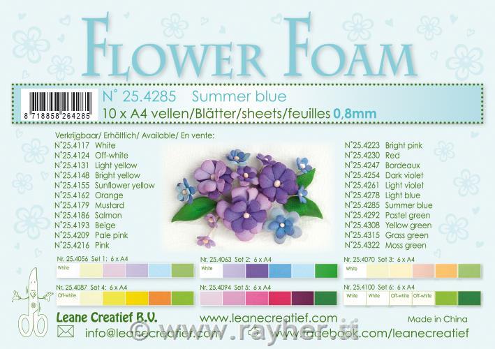 FOAMIRAN PENA LEA'BILITIES, A4, 10 kom,0.8 mm, plava