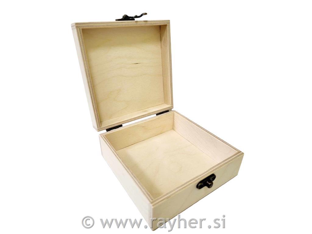 Drvena kutija 130x130 mm
