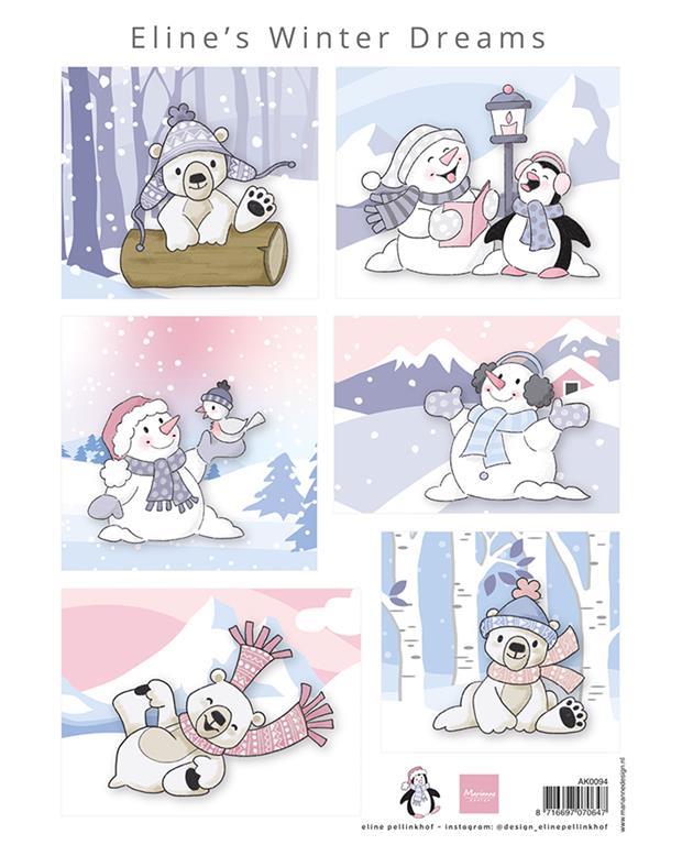List s sličicami: Winter Dreams