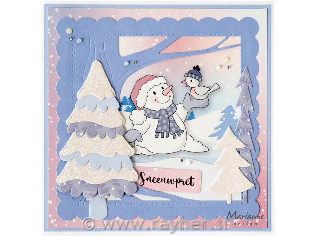 List s sličicami: Winter Dreams
