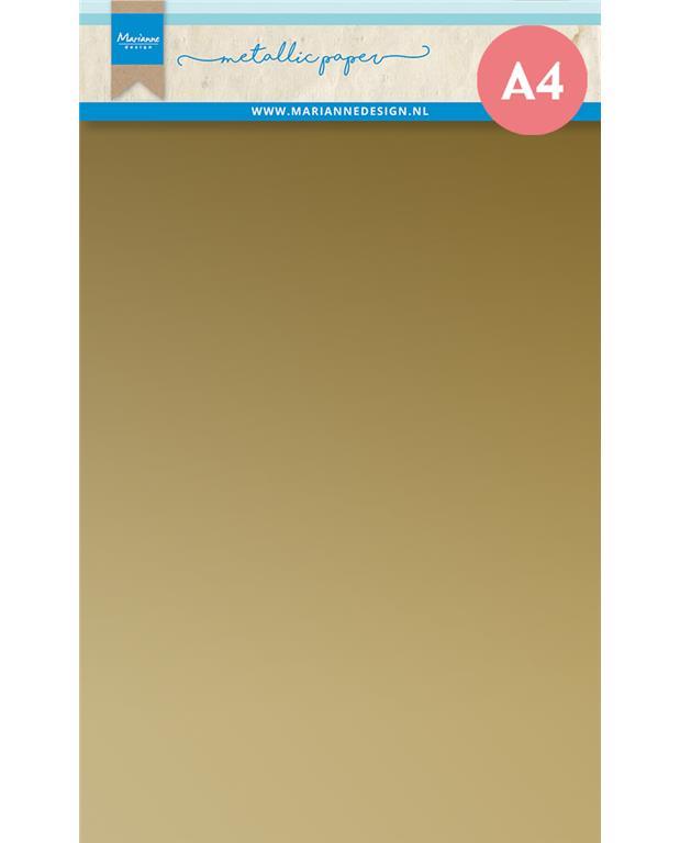 Metalic papir, 5 x A4, Zlati, 200 g