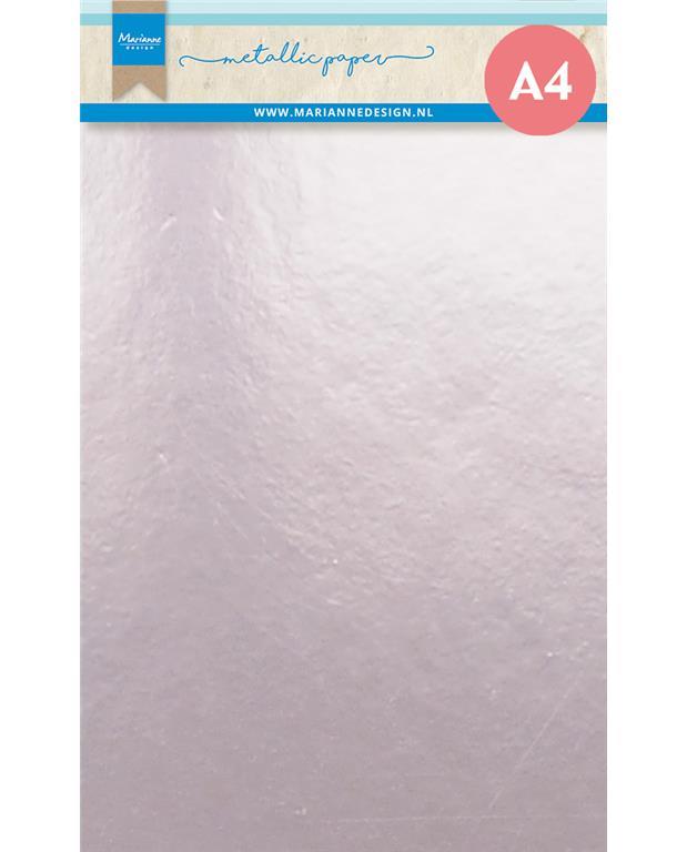 Metallic paper, Light Pink, 5xA4, 200gms