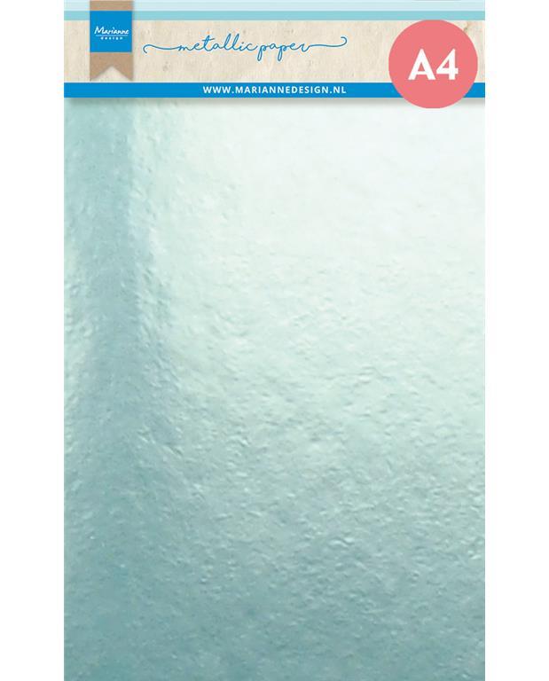 Metalic papir, 5 x A4, Mint, 200 g