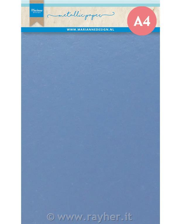 Metalic papir, 5xA4, Svijetlo plavi200g