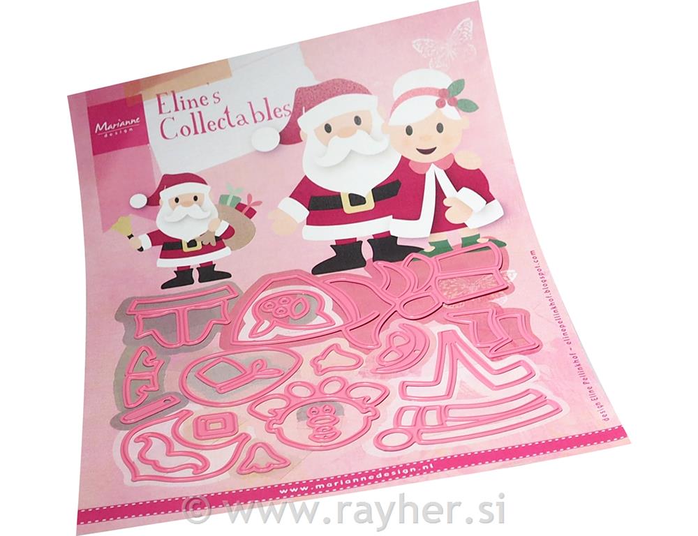 Collectable die: Santa & Mrs. Claus