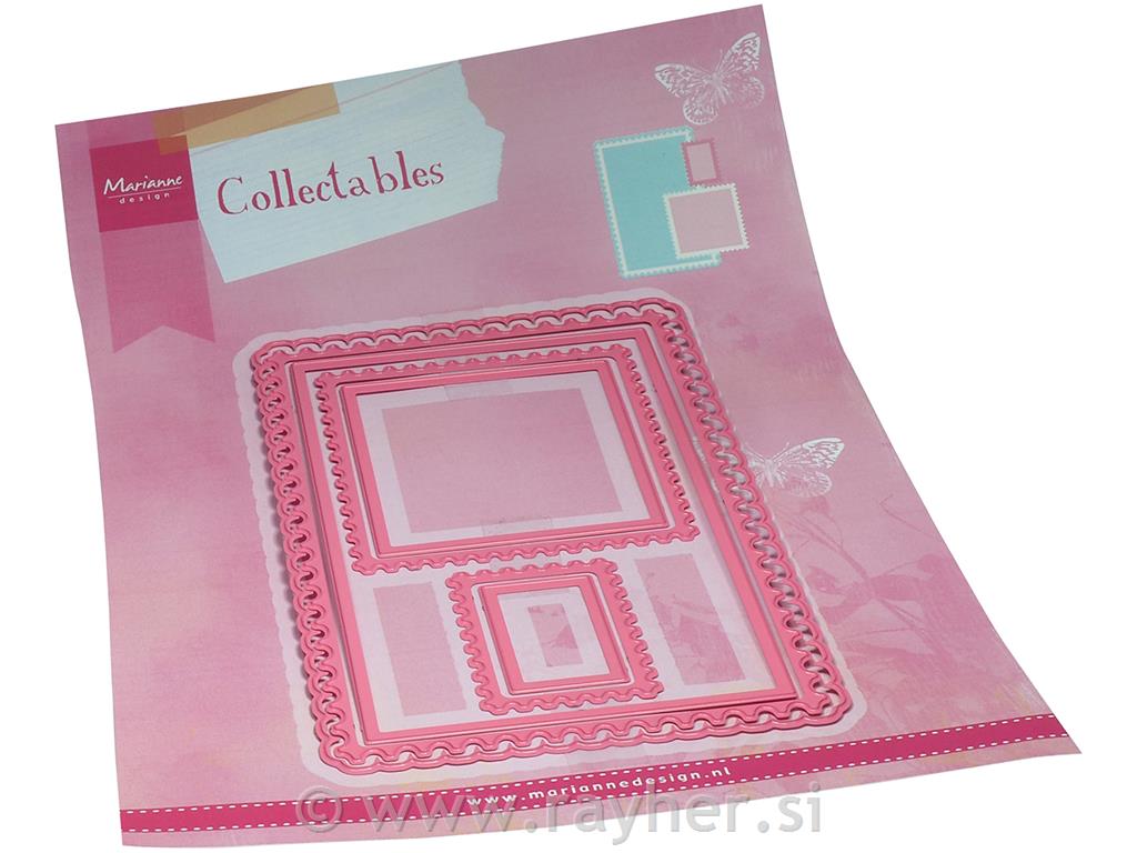 Collectable die: Stamp frames