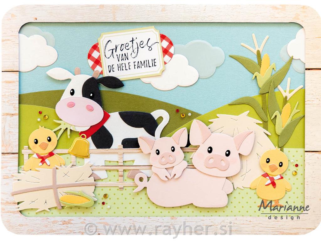 Collectable die: Pig family