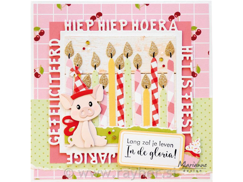 Collectable die: Pig family