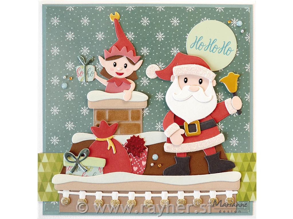 Collectable die: Snowy roof top