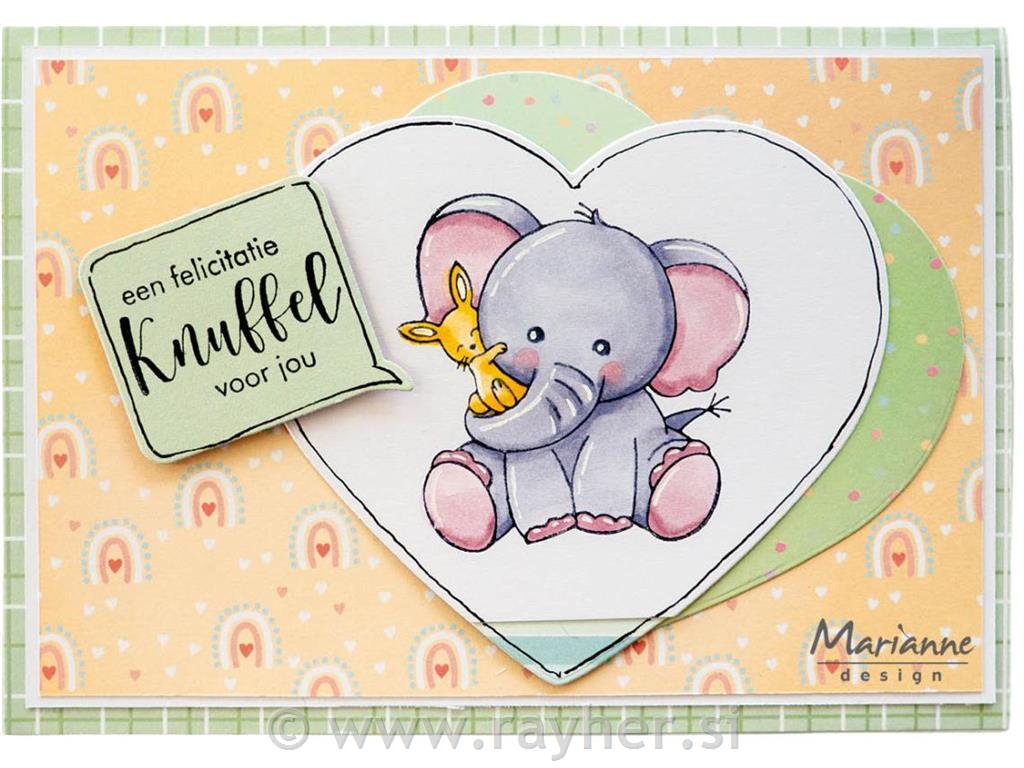 Šablona MD Craftable: Odprta srca