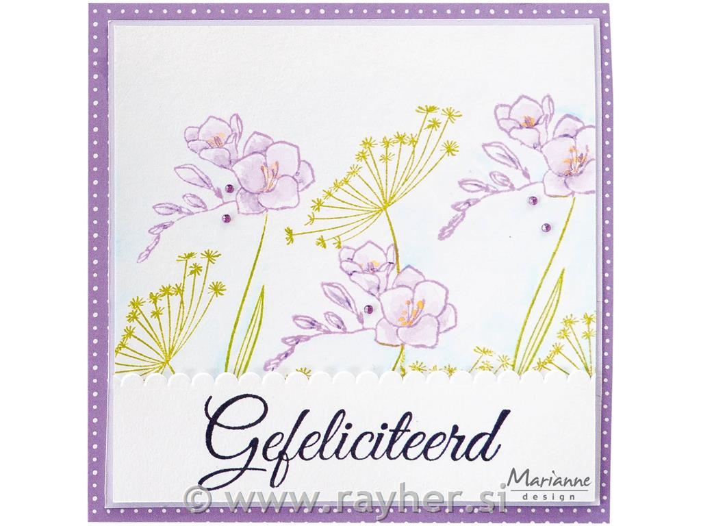 Clear Stamp: Freesia