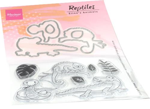 CLEAR STAMP & DIE - REPTILES