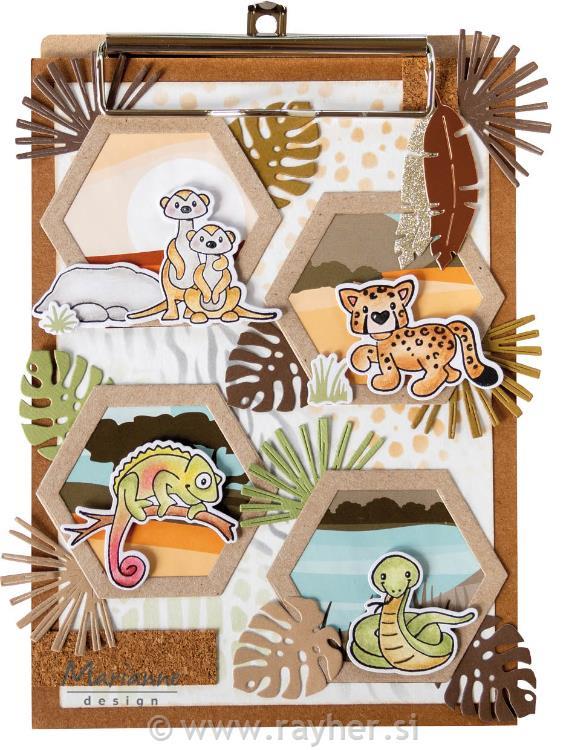 CLEAR STAMP & DIE - REPTILES