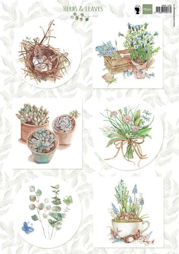 Decoupage slike, Bilje 1