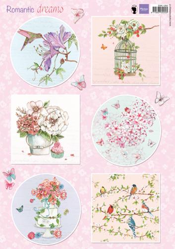 Decoupage slike, Romantic dreams, ružičasta