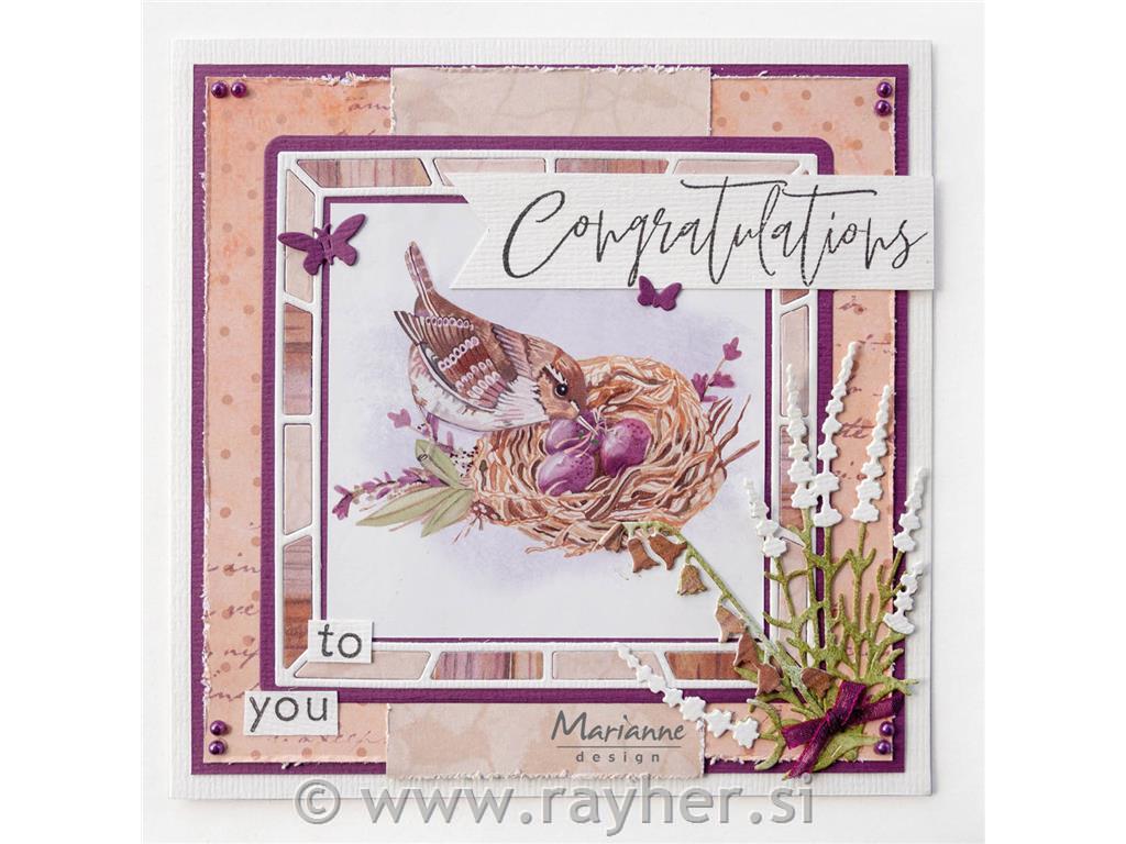 Decoupage slike, Lavanda