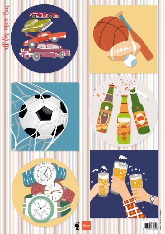 Decoupage slike, Pivo