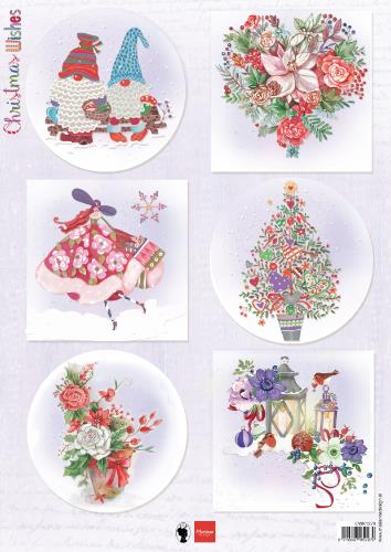 LIST S SLIČICAMI, CHRISTMAS WISHES GNOMES