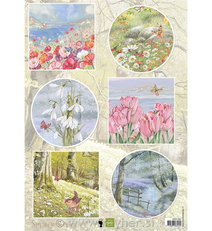 Decoupage slike: Leptiri