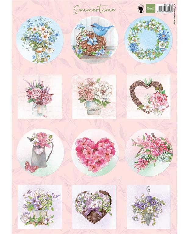 Decoupage slike: Ljeto