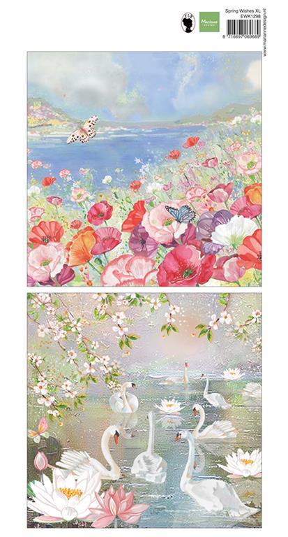 Decoupage slike: Spring Wishes
