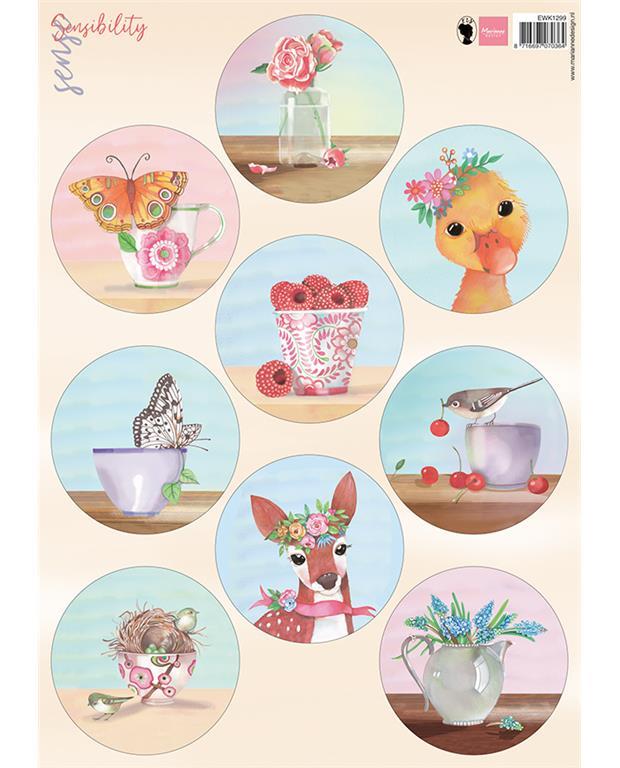 Decoupage paper: Summer Circles