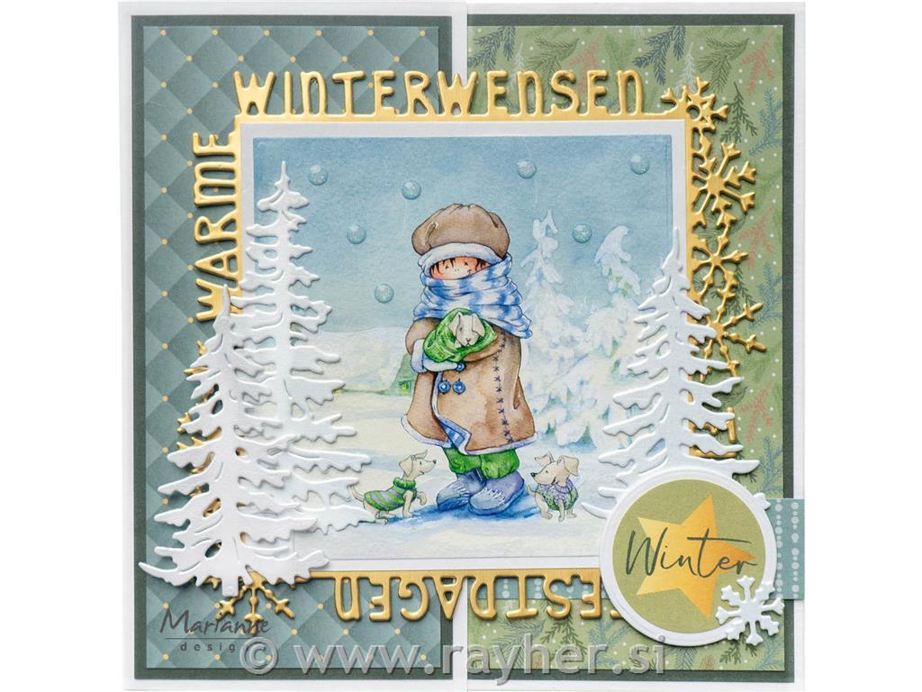 Decoupage slike: Winter Forest