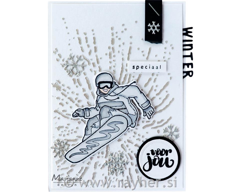Pečat i rezač MD: Snowboarder
