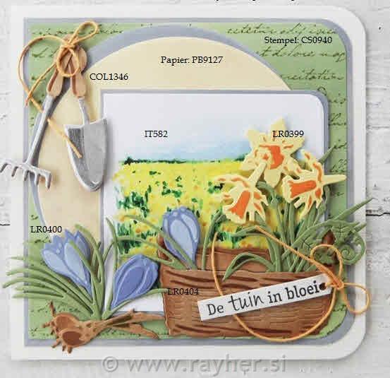 Decoupage slike, Polja tulipana 2