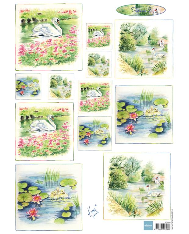 Decoupage slike, Labuđi spjev