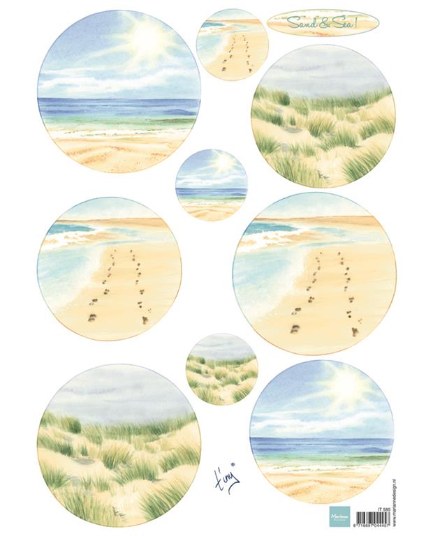 Decoupage slike, Pijesak i more 1