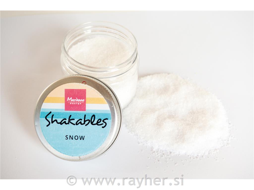 Dodatci za šejker čestitku - Snijeg